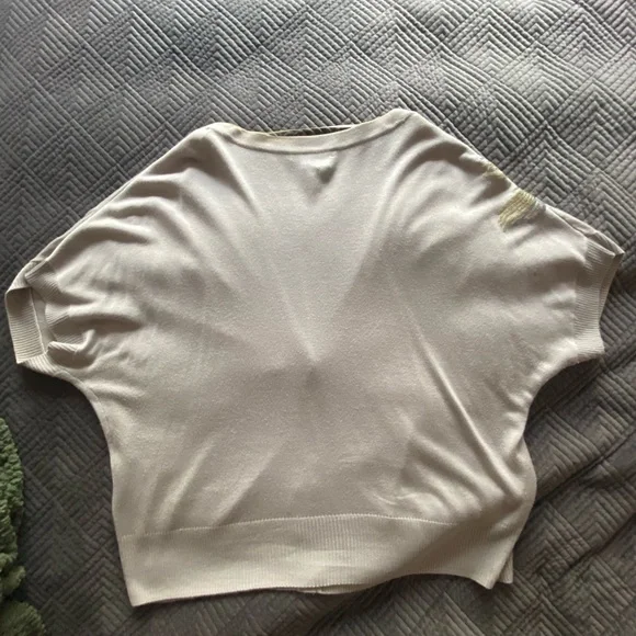 Gorgeous Sequined Cardigan Top - INC - Shortsleeve - Picture 2 of 7